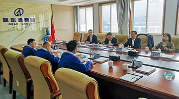 山東省地質(zhì)礦產(chǎn)勘查開發(fā)局第二水文地質(zhì)工程地質(zhì)大隊蒞臨集團(tuán)參觀